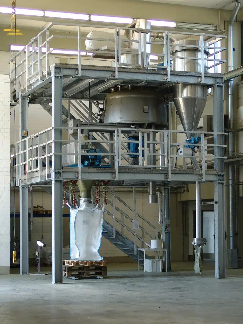 Drug Mill Anlage von der Befüllung über die Vermahlung bis zur Abfüllung