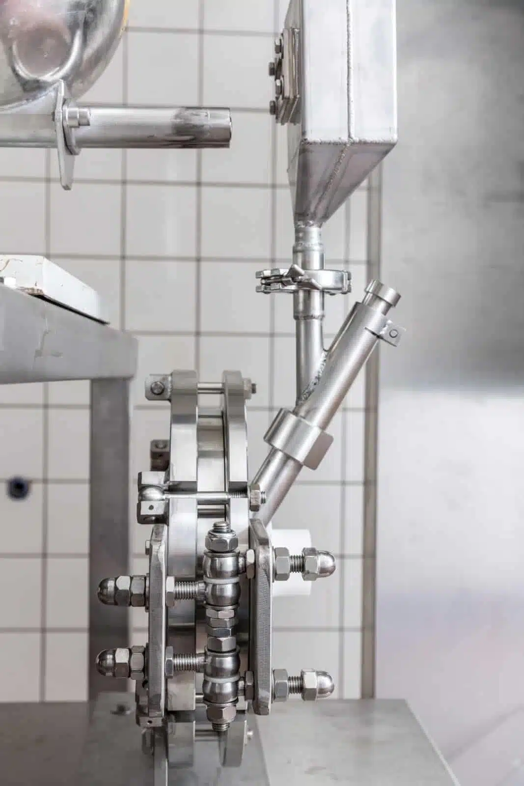 Mahlwerk der Spiralstrahlmühle ESM 170 bei Ebbecke Verfahrenstechnik