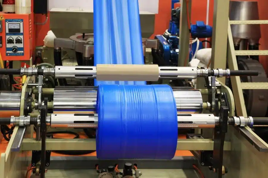 Ebbecke Verfahrenstechnik Extruder blau